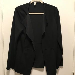 Jones New York Black Sweater Blazer